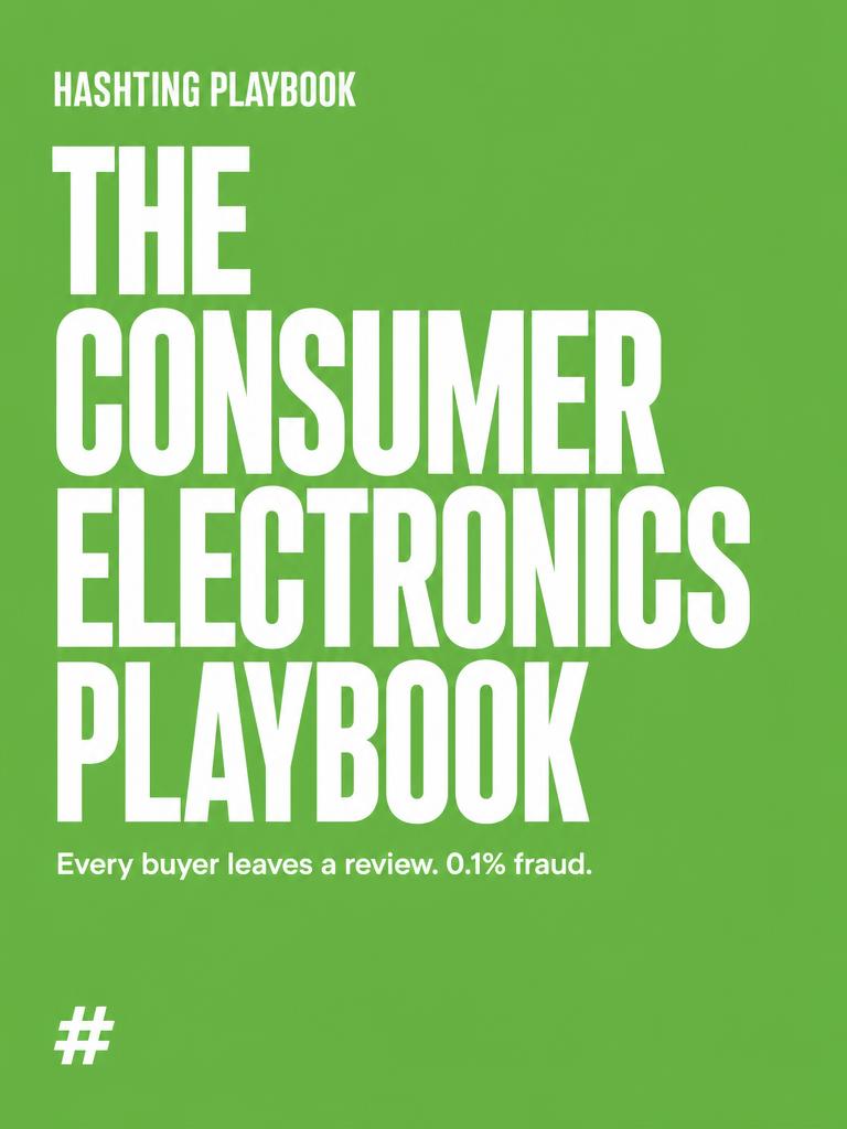 Consumer Electronics playbook cover
